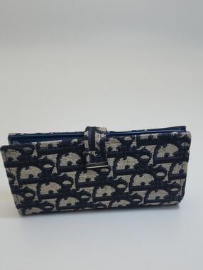 Vintage Dior Monogram Canvas cosmetic Brush/ Makeup case